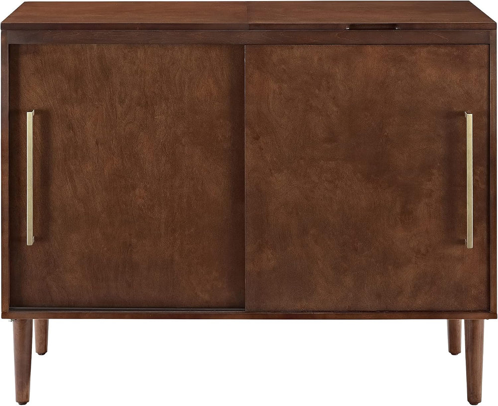 Crosley Furniture Everett Record Player Stand, Vinyl Storage