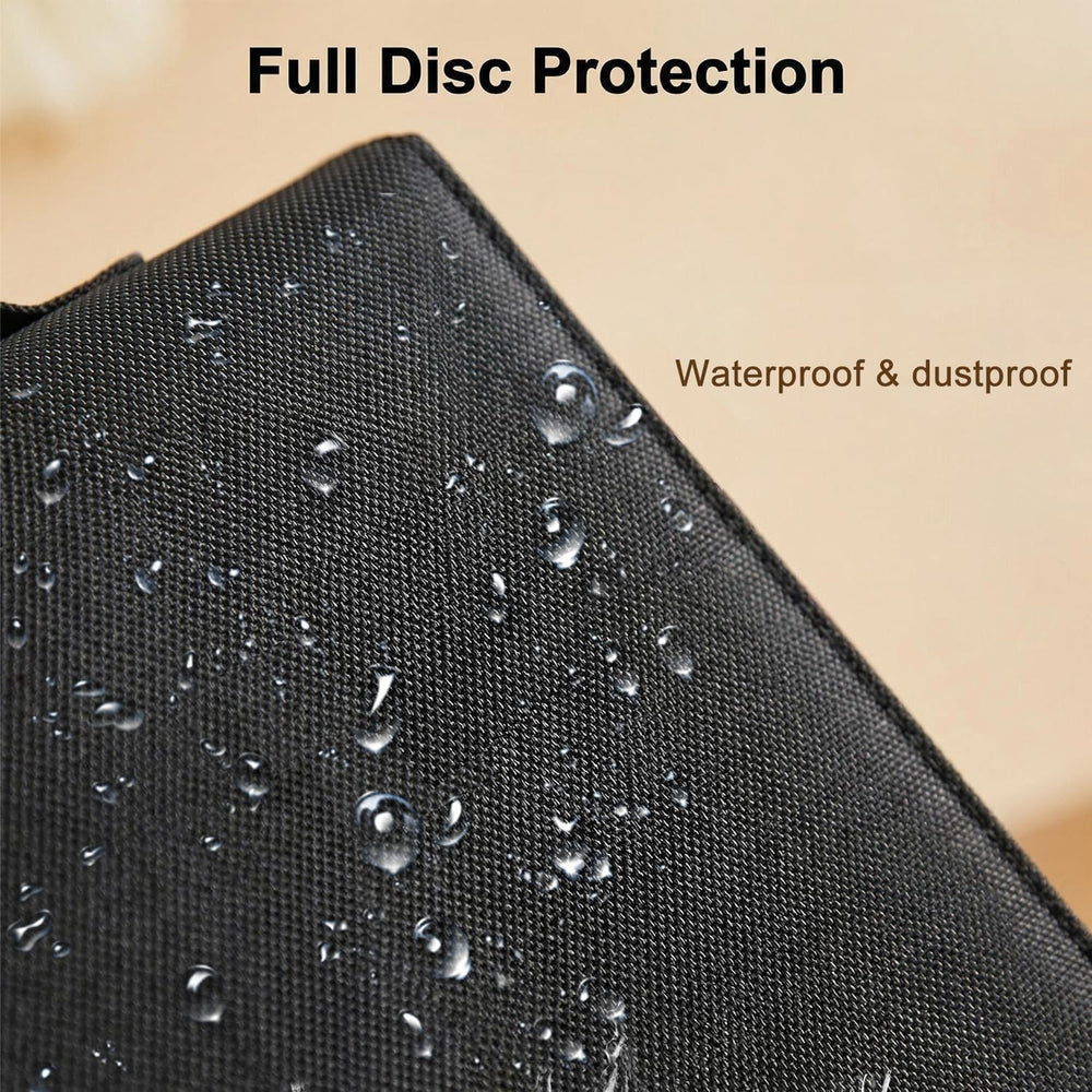 CD DVD Blu-ray Storage Binder with Handles, PU Leather Corver | Holds 200 Dis...