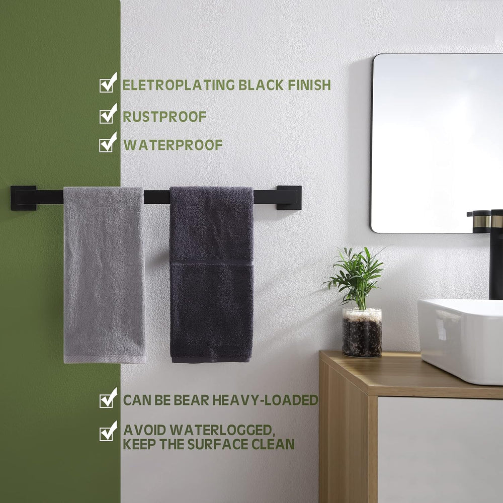 KOKOSIRI 24-Inch Single Towel Bar, Bathroom Kitchen Towel Holder, Wall Mounte...