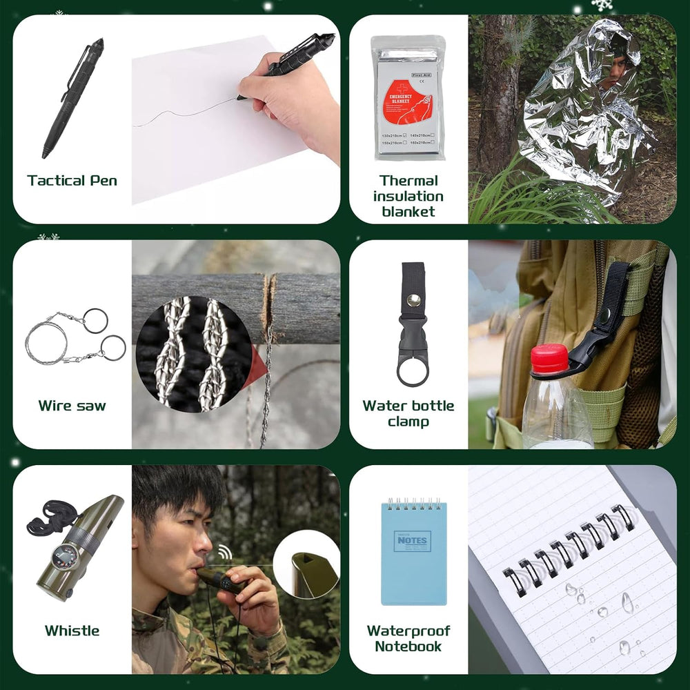 Survival Kit Advent Calendar 2026-24 Days Christmas Countdown Calendar