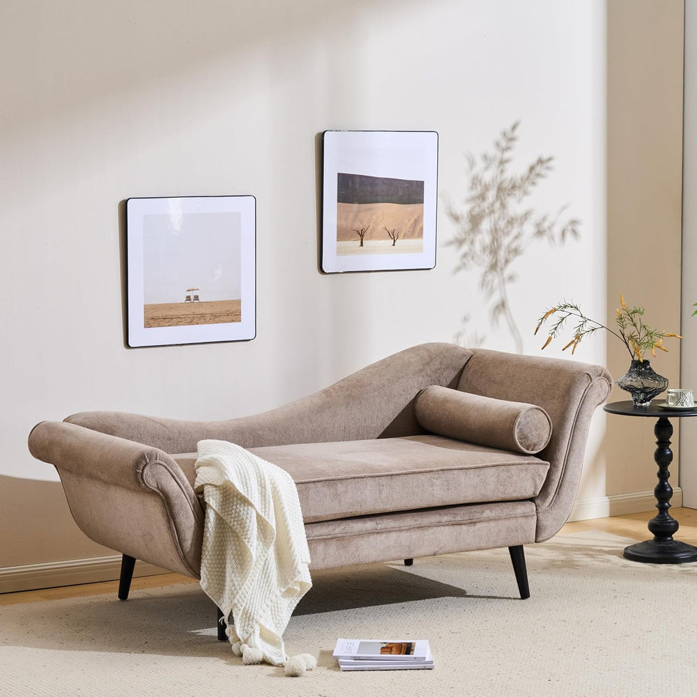 Christopher Knight Home Willer Velvet Upholstered Chaise Lounge Chair Indoor,...