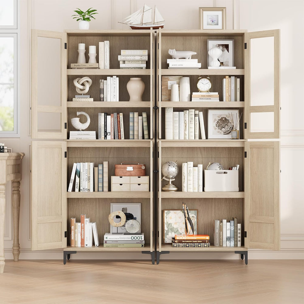 GarveeHome 71 in Tall Storage Cabinet, Kitchen Pantry Cabinet 5 Tier Bathroom...