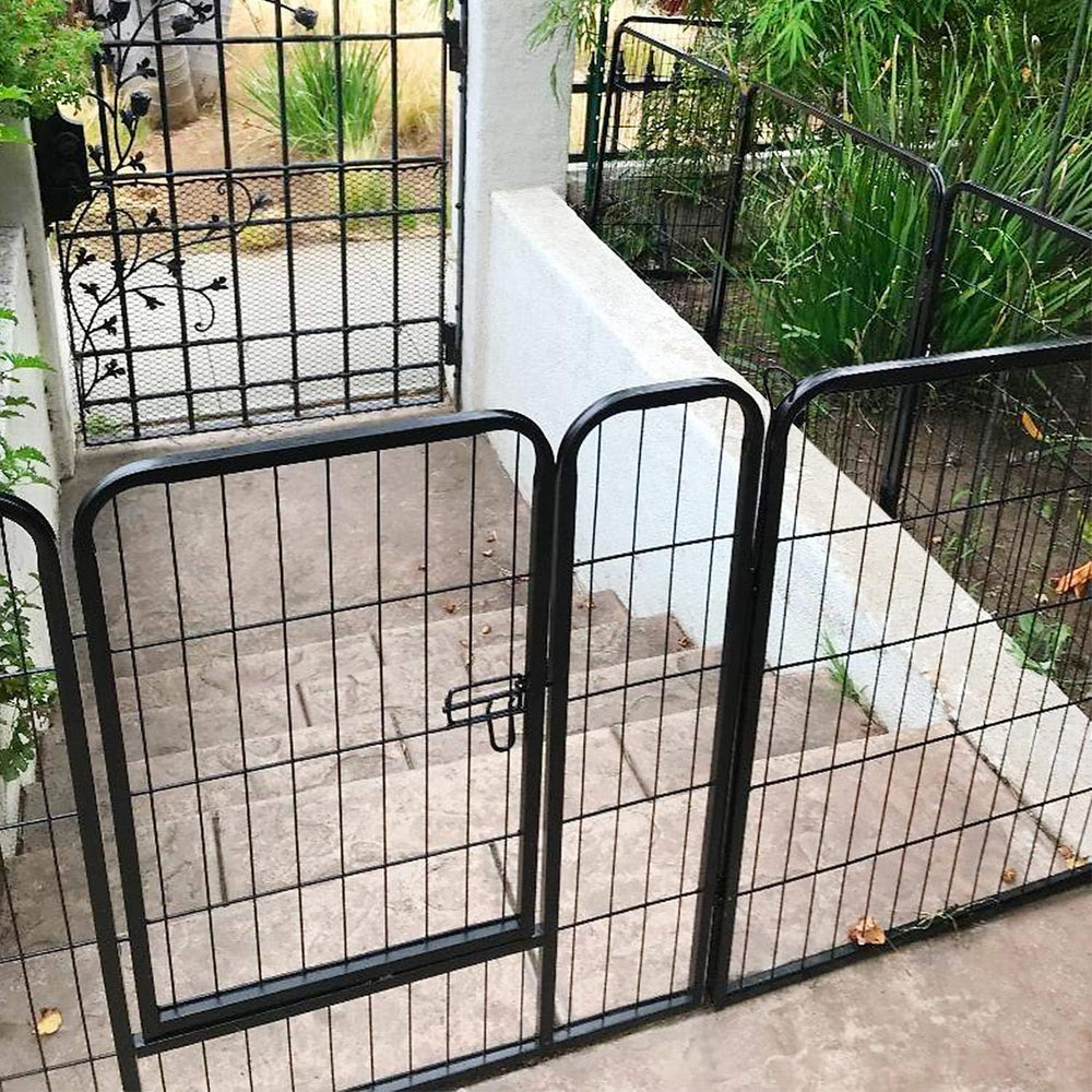 Yaheetech 24in x 171ft Rustproof Foldable Metal Decorative Garden Fence