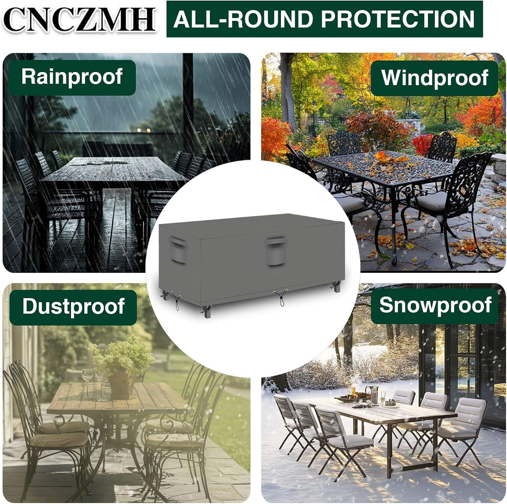 Heavy Duty Patio Furniture Covers Waterproof, 600D Outdoor Furniture Cover Wa...