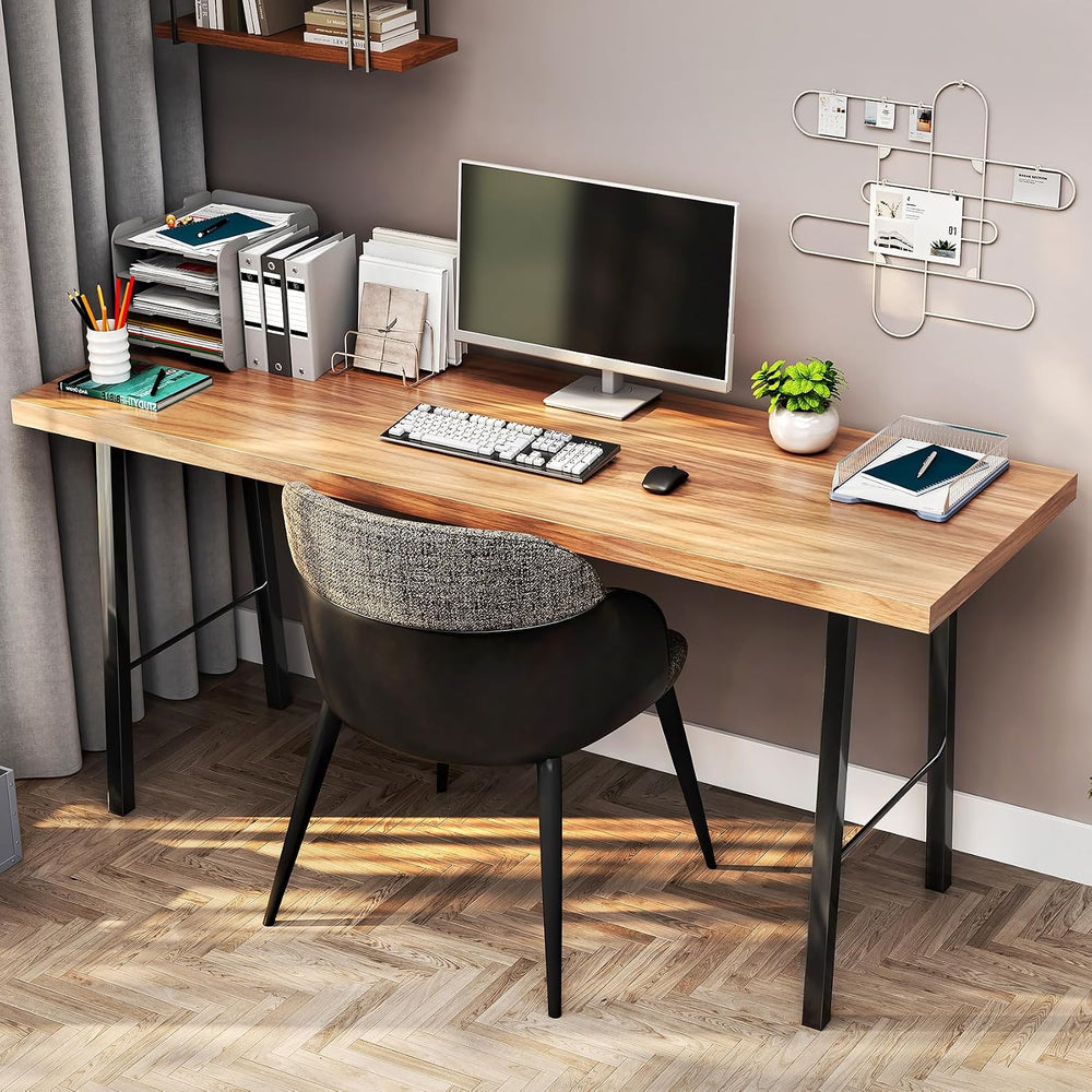 TC-HOMENY 34 inches Bar Table Legs Set of 2 Furniture Legs Bench Metal Legs I...