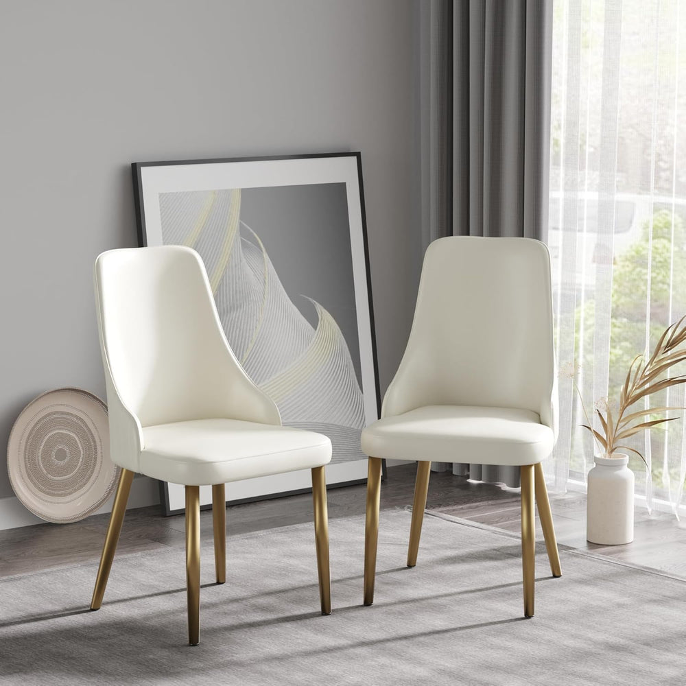 Upholstered Dining Chairs Set of 4,36.6" Modern Accent Dining Chair with...