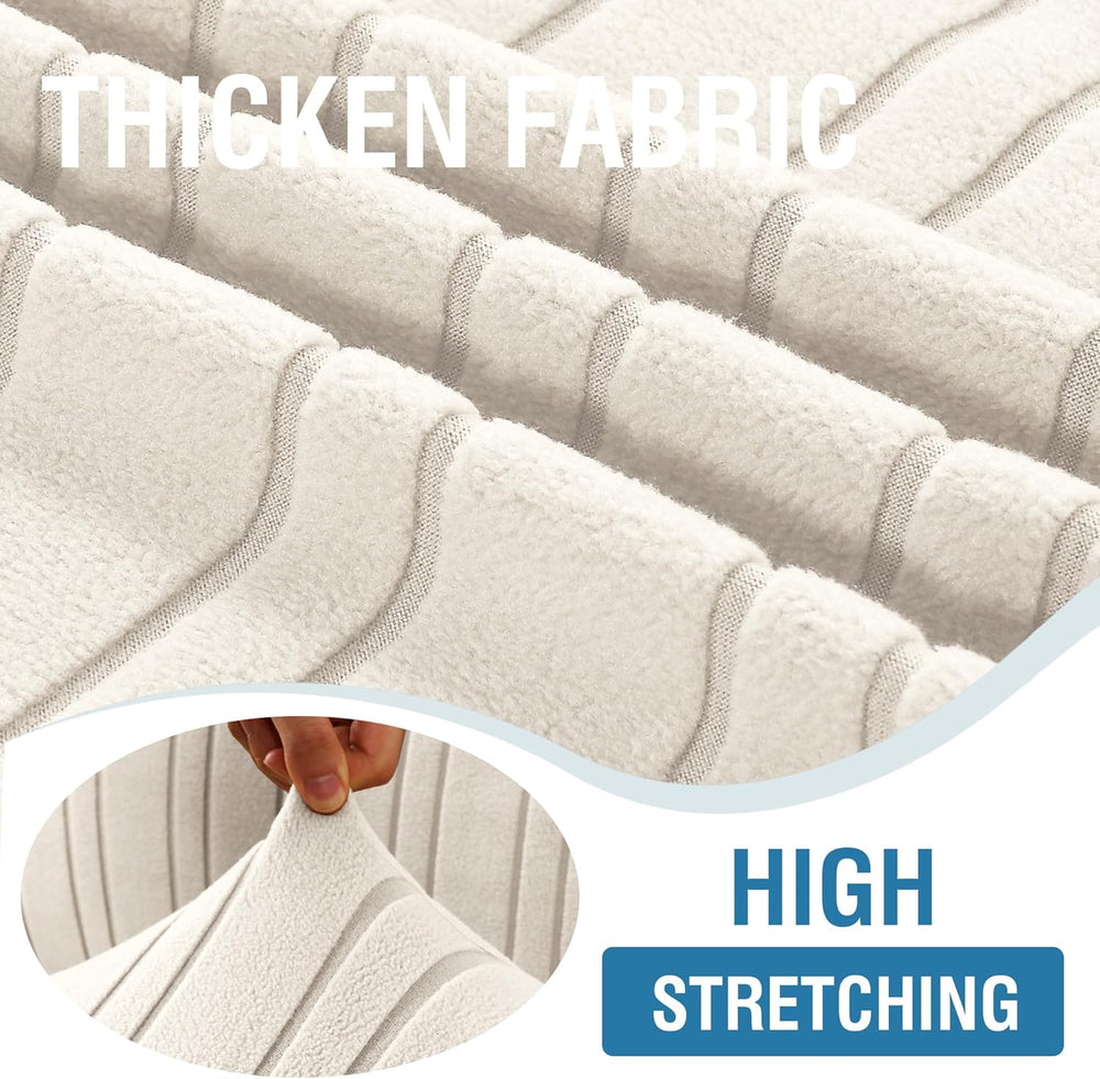H.VERSAILTEX High Stretch Chair Covers 1-Piece Couch Cover Non Slip Sofa Cove...