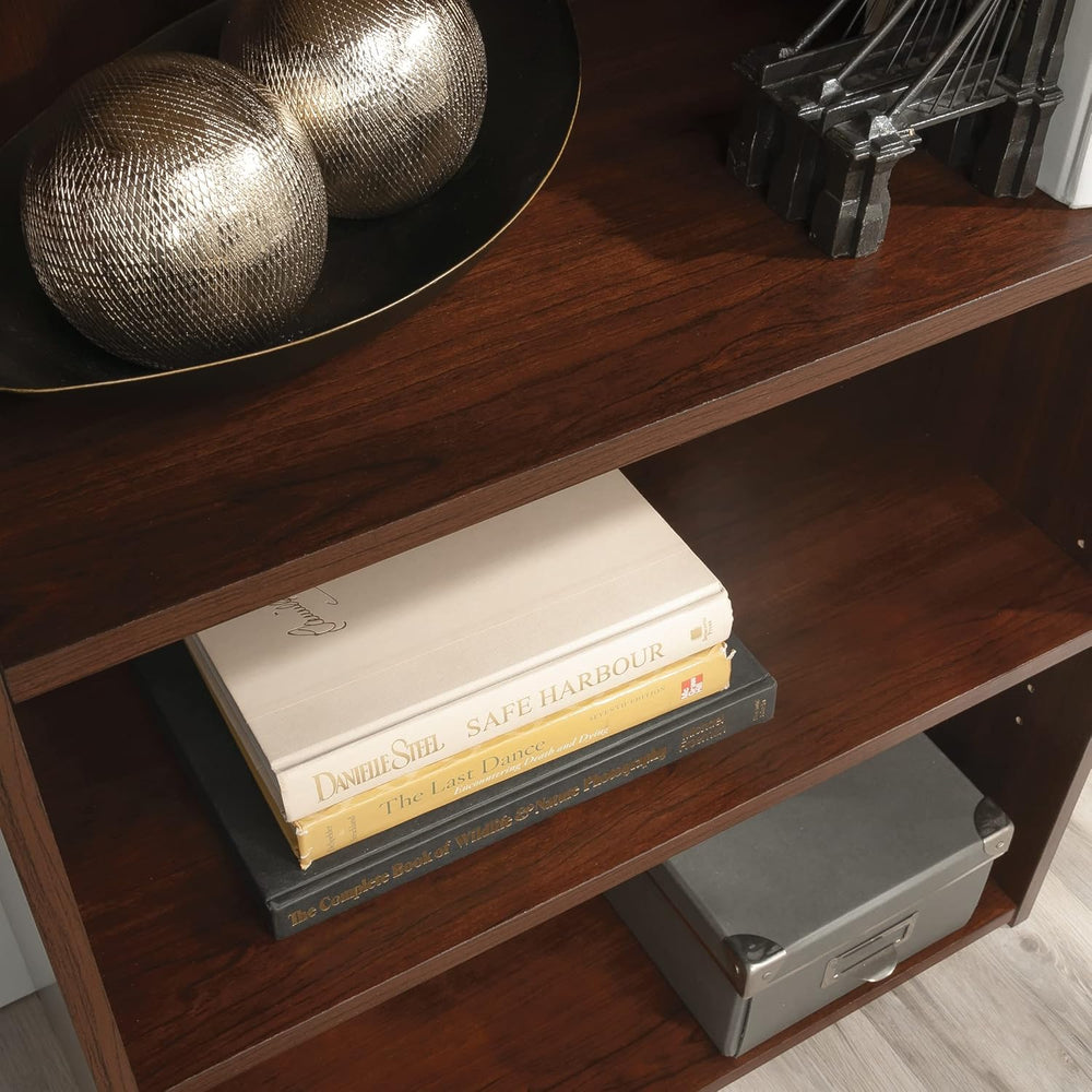 Sauder Beginnings 3-Shelf Bookcase, Bookshelf with Adjustable Storage Shelves...