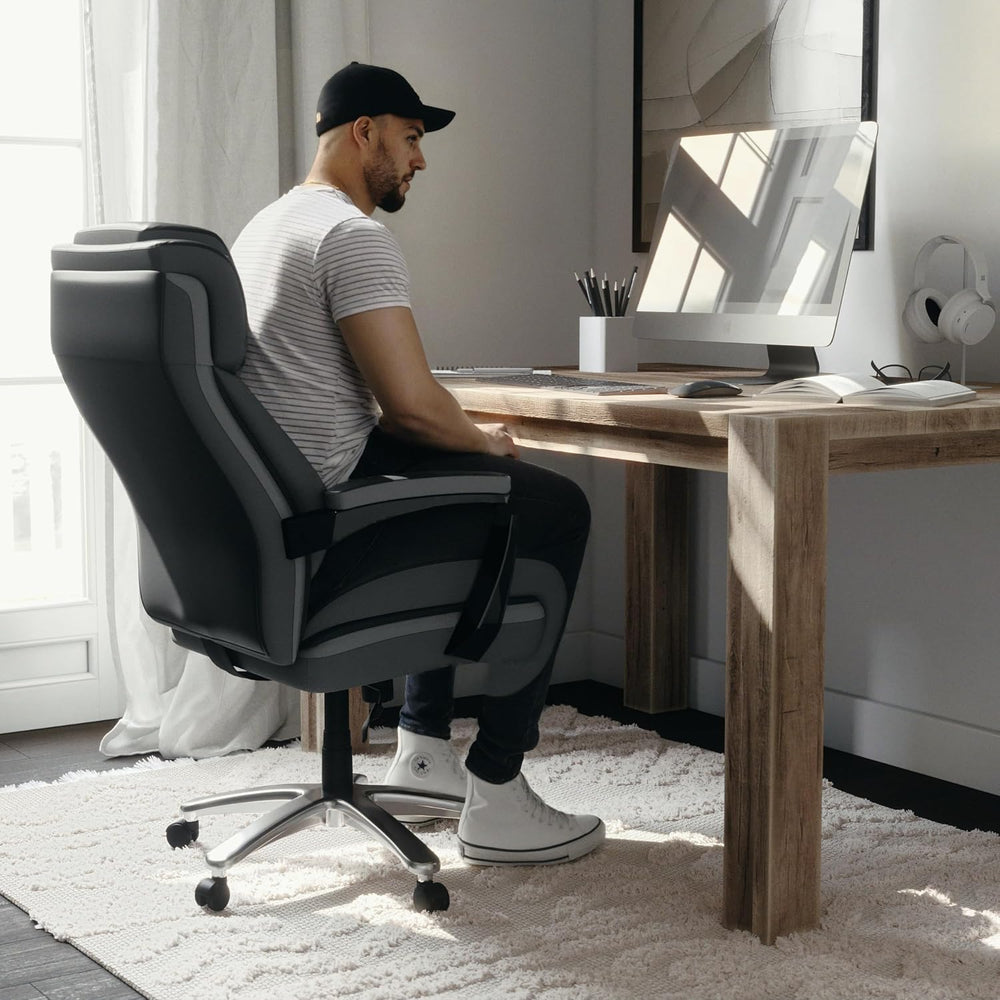 Flash Furniture Hercules Series High-Back Swivel LeatherSoft Office Chair, Er...
