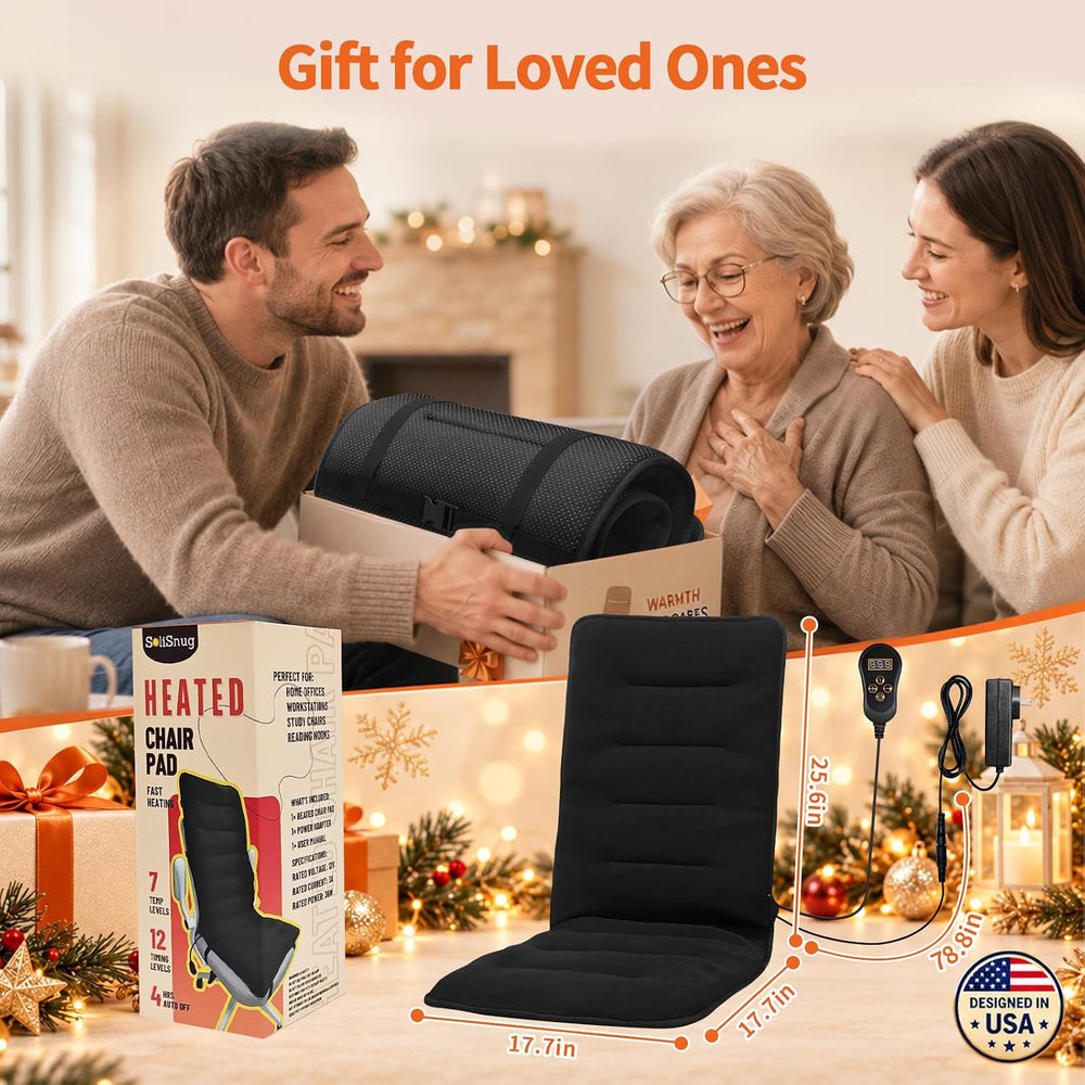 Heated Seat Cushion for Office Chair, 7 Heat Levels Thick Heating Chair Pad