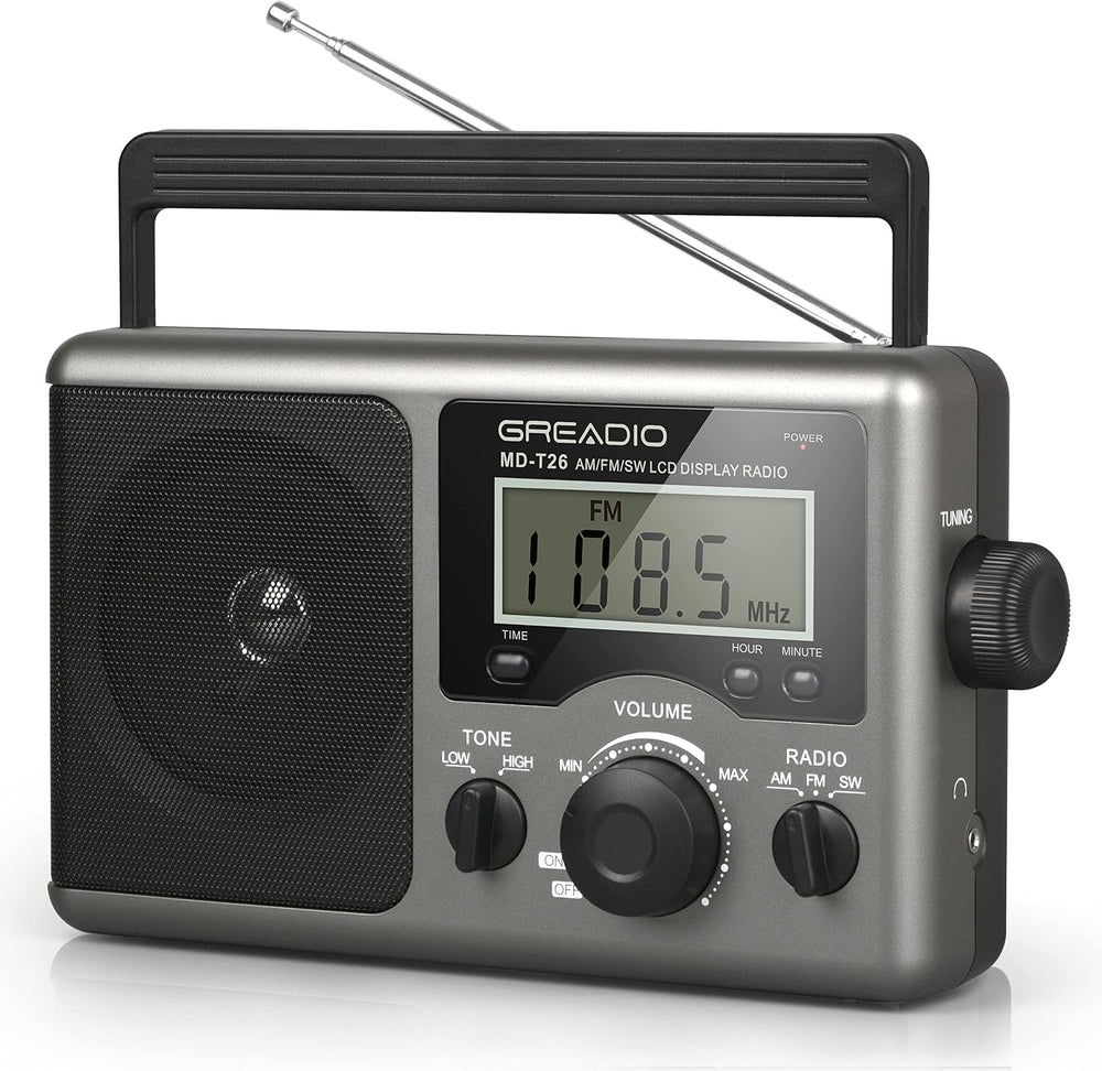 Greadio Portable Shortwave Radio, Radios Portable AM FM Transistor Radio