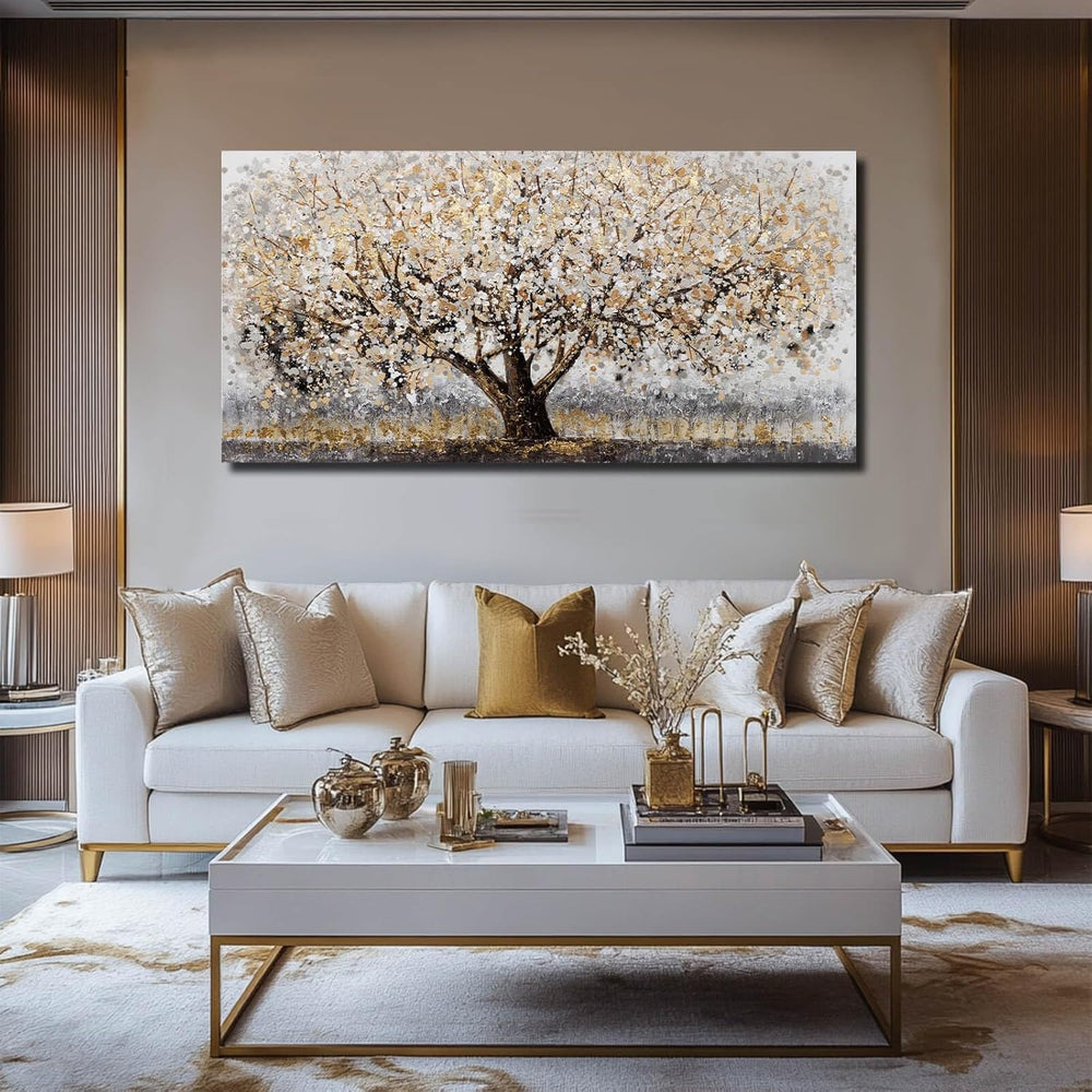 CHUDANHAO Large Canvas Wall Art for Living Room,Tree Wall Picture,29x58 In