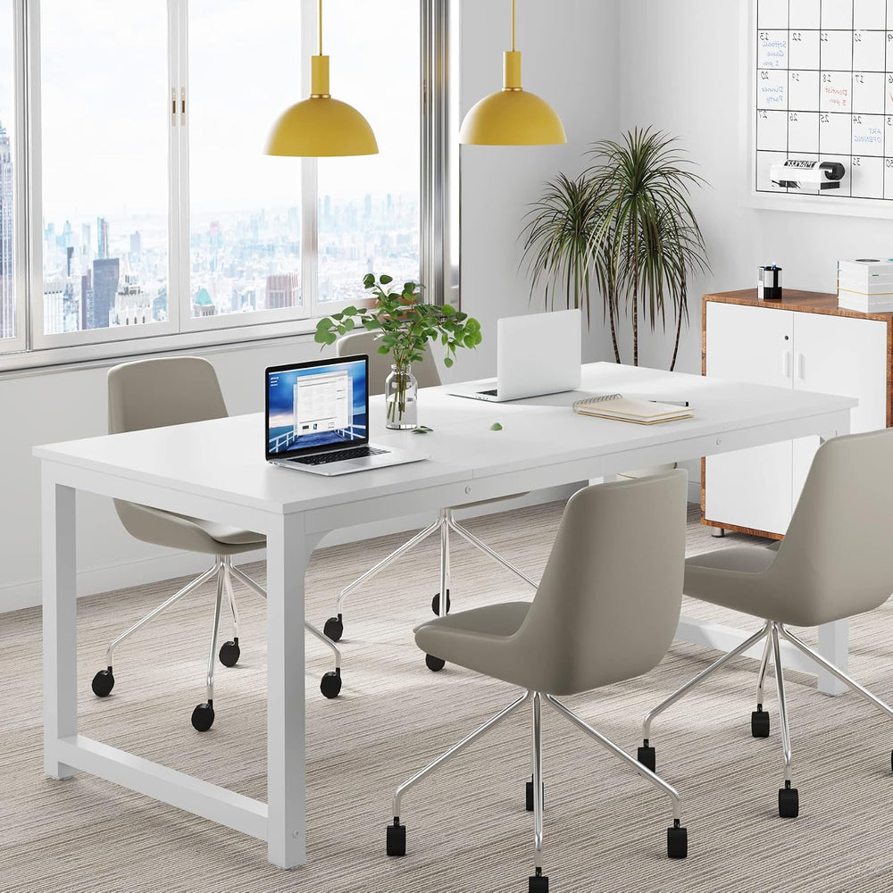 Tribesigns Modern Computer Desk, 63 x 31.5 inch Large Executive Office Desk C...