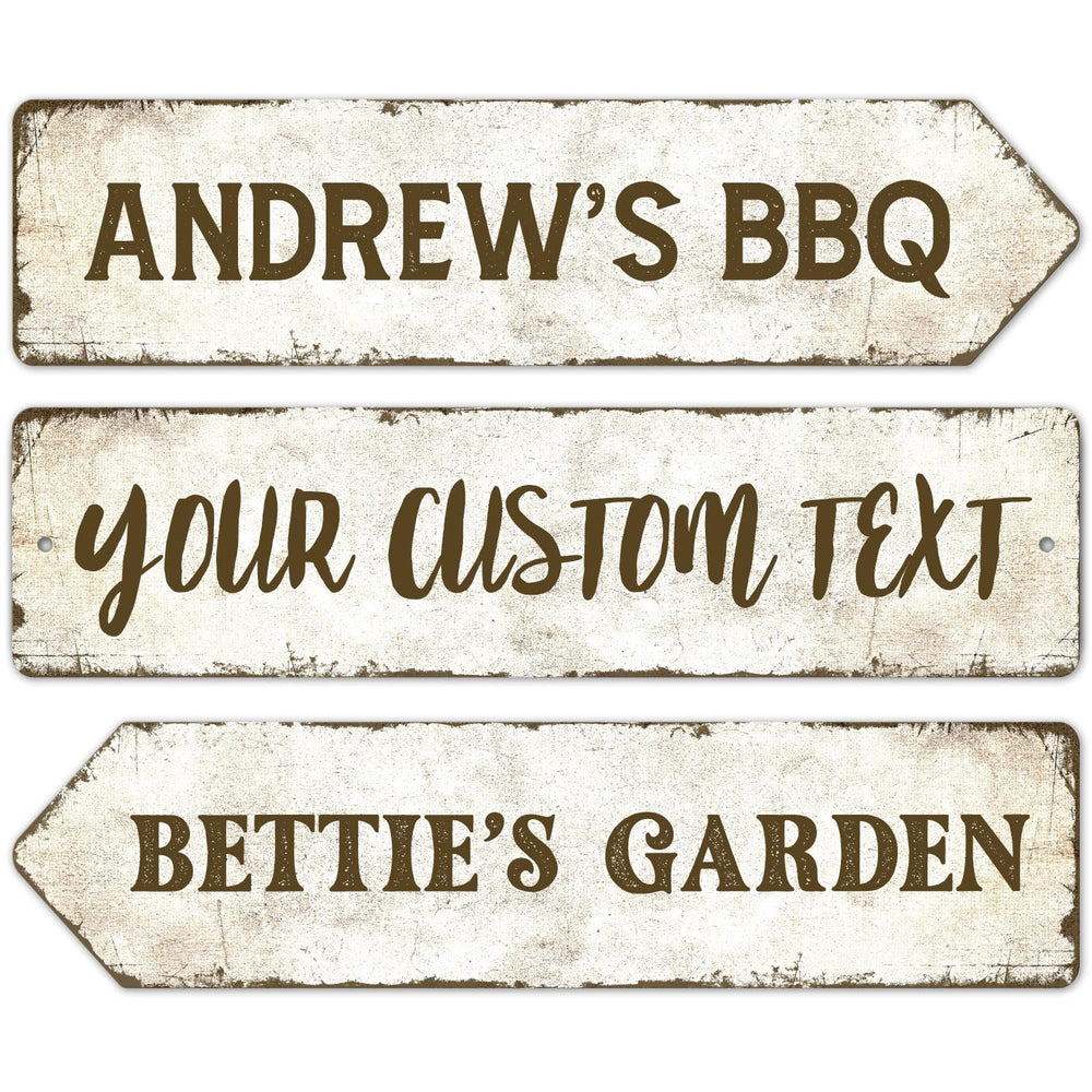 Rustic Custom Sign, Personalized Metal Signs, Gift for Him Men Dad, Man Cave,...