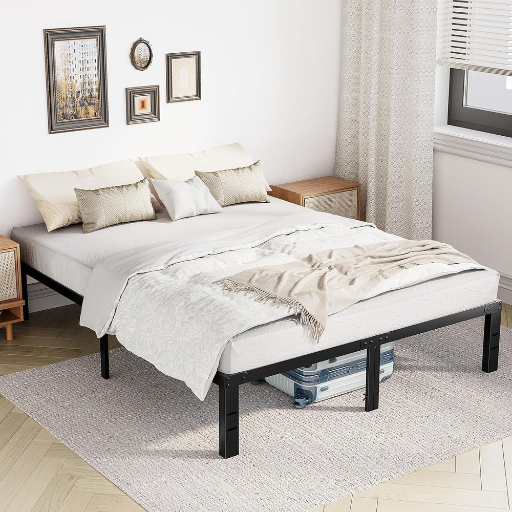 DUMOS Queen Bed Frames, 12 Inch Height Metal Platform Bed Frame