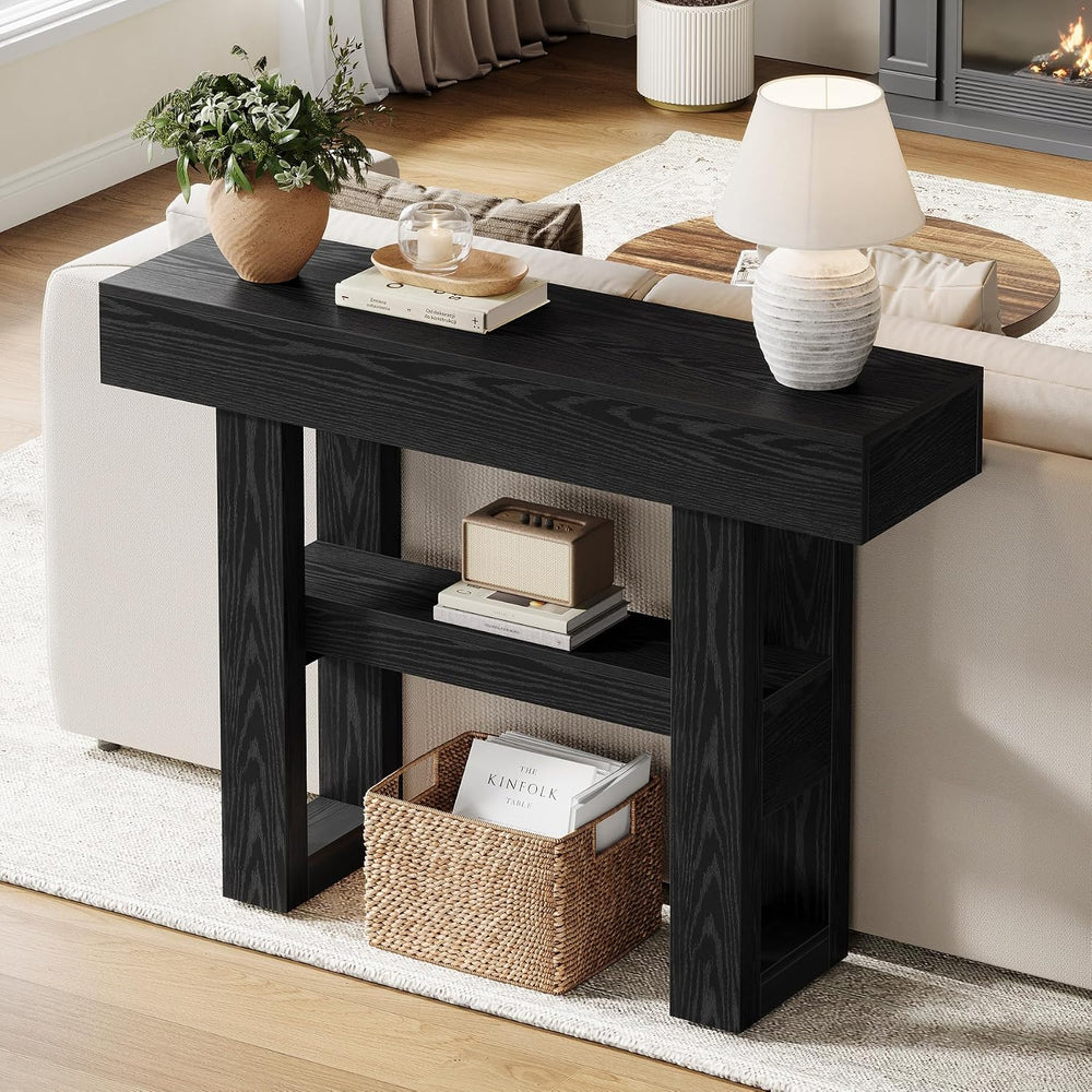 Tribesigns 41.34" Modern Console Table, Sofa Table Behind The Couch | 2-...