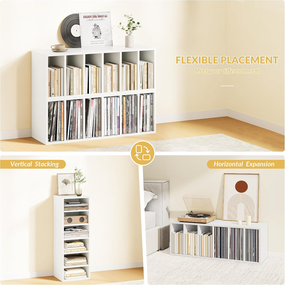 IOTXY DIY Modular Cube Bookcase - CubeXY Customizable Stackable Expandable Ba...