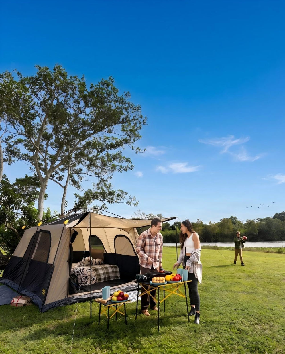 FanttikOutdoor Zeta V11 Pro Camping Table, Portable Folding Roll Up Table wit...