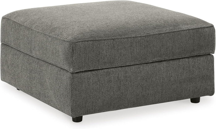 Signature Design by Ashley Putty Grey Ottoman with Storage