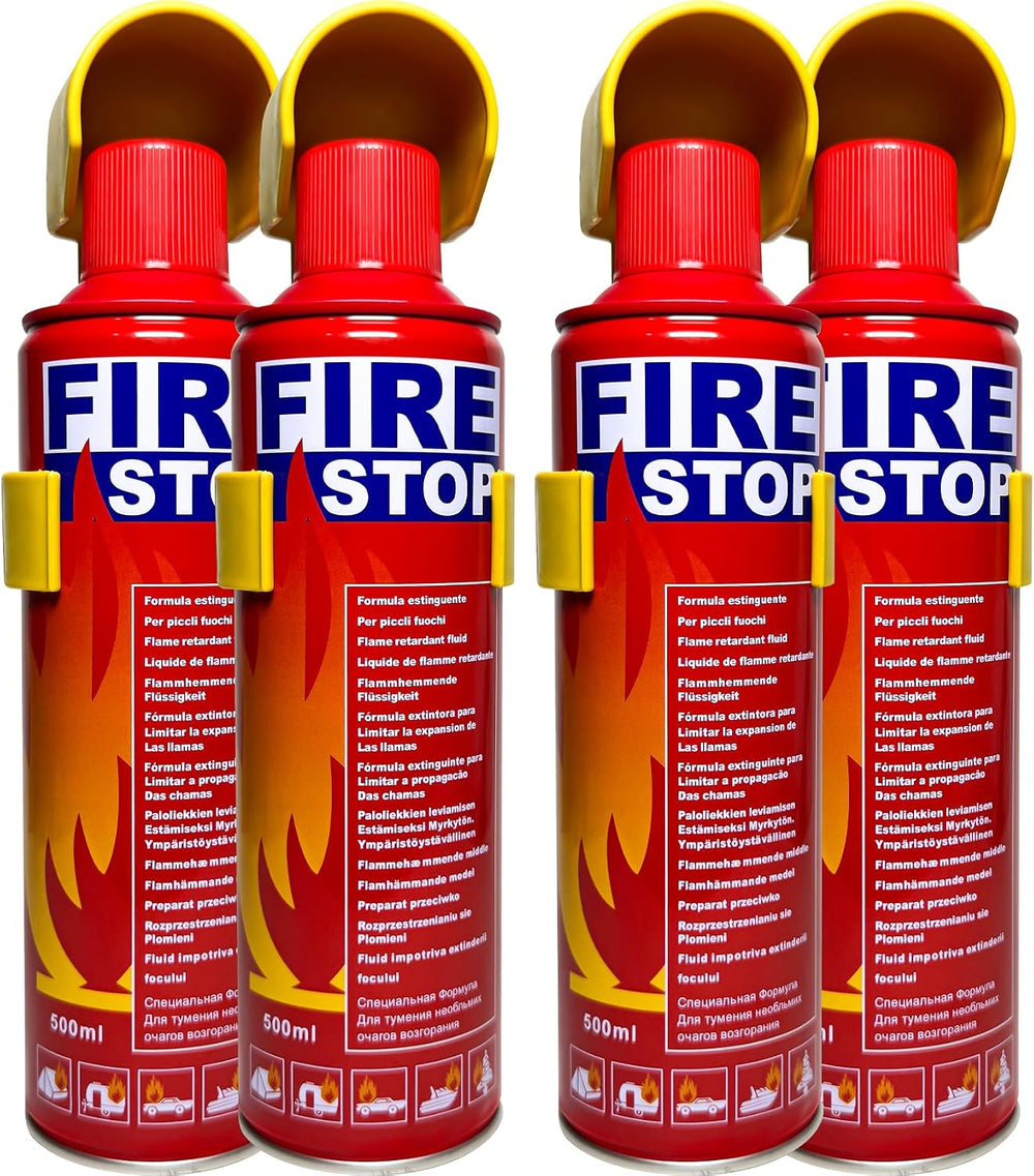 2/4-Pack Fire Extinguisher with Mount Brackets,Portable for Home Kitchen Car ...