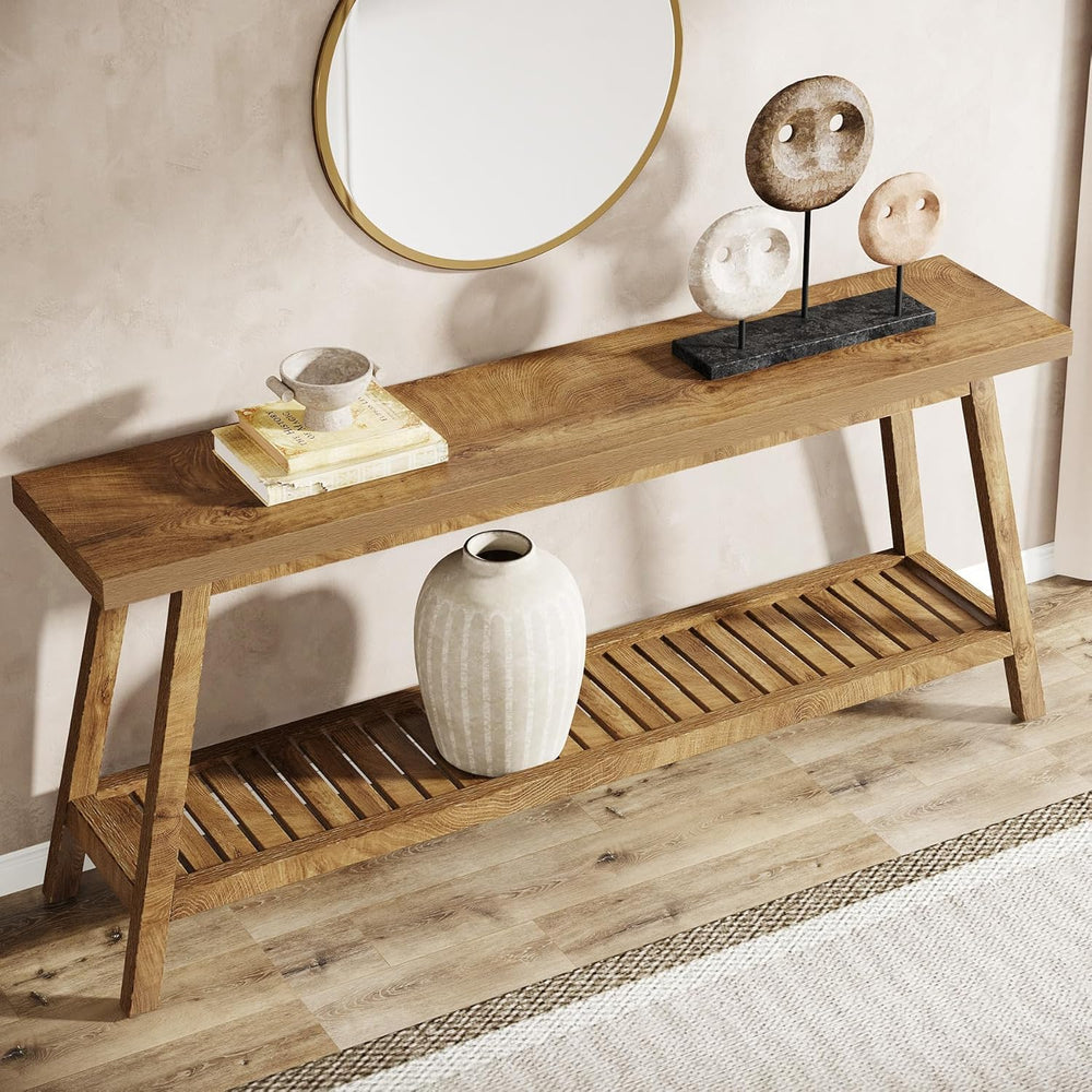Tribesigns Farmhouse Console Entryway Table: 70.9 Inches Extra Long Console T...