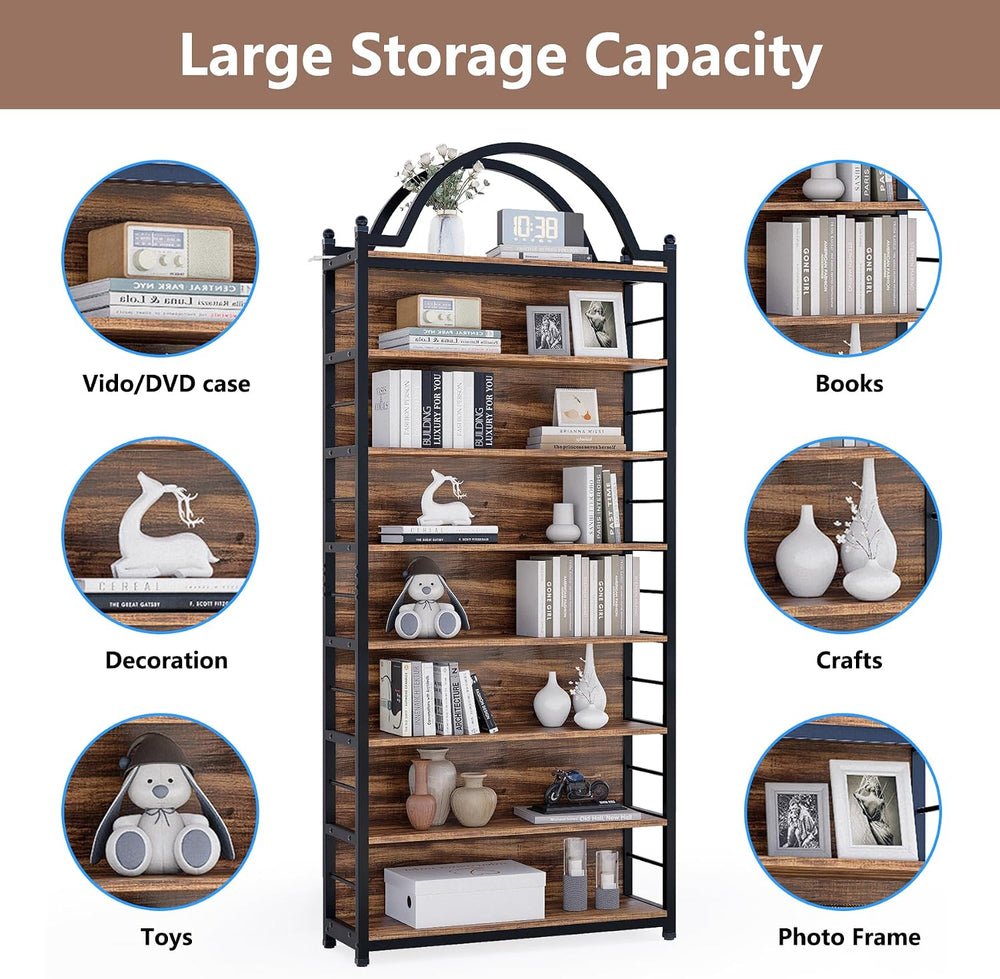 CD Storage Rack Holds 400+ CDs, 8-Tier CD DVD Storage Tower Organizer, Large ...