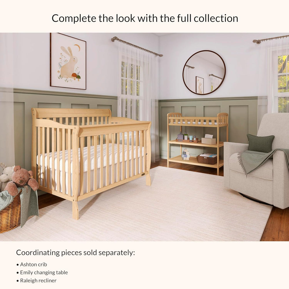 Dream On Me Emily Changing Table, Compact and Portable Solid New Zealand Pine...
