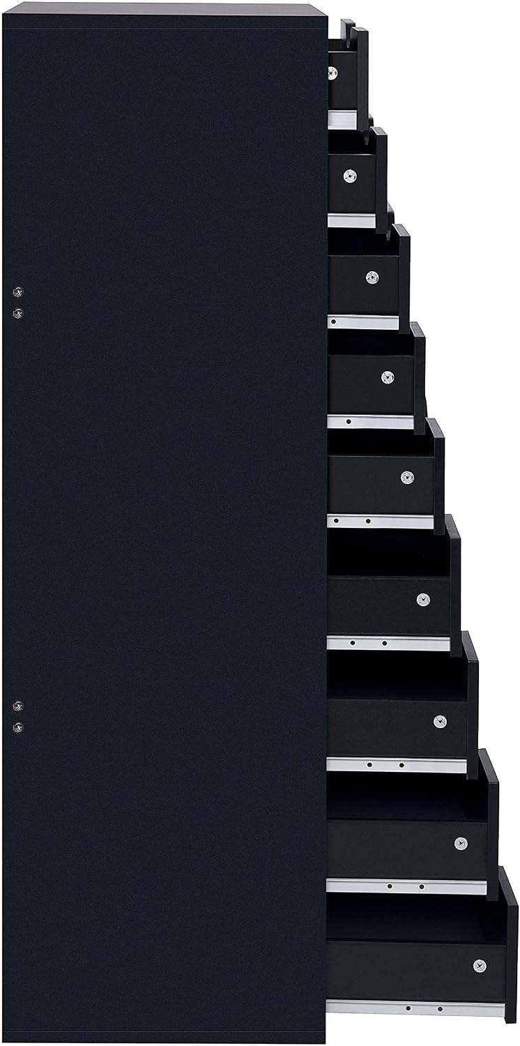 Naomi Home Bianca 9-Drawer Vertical Office File Cabinet - Gray | 9 Spacious D...
