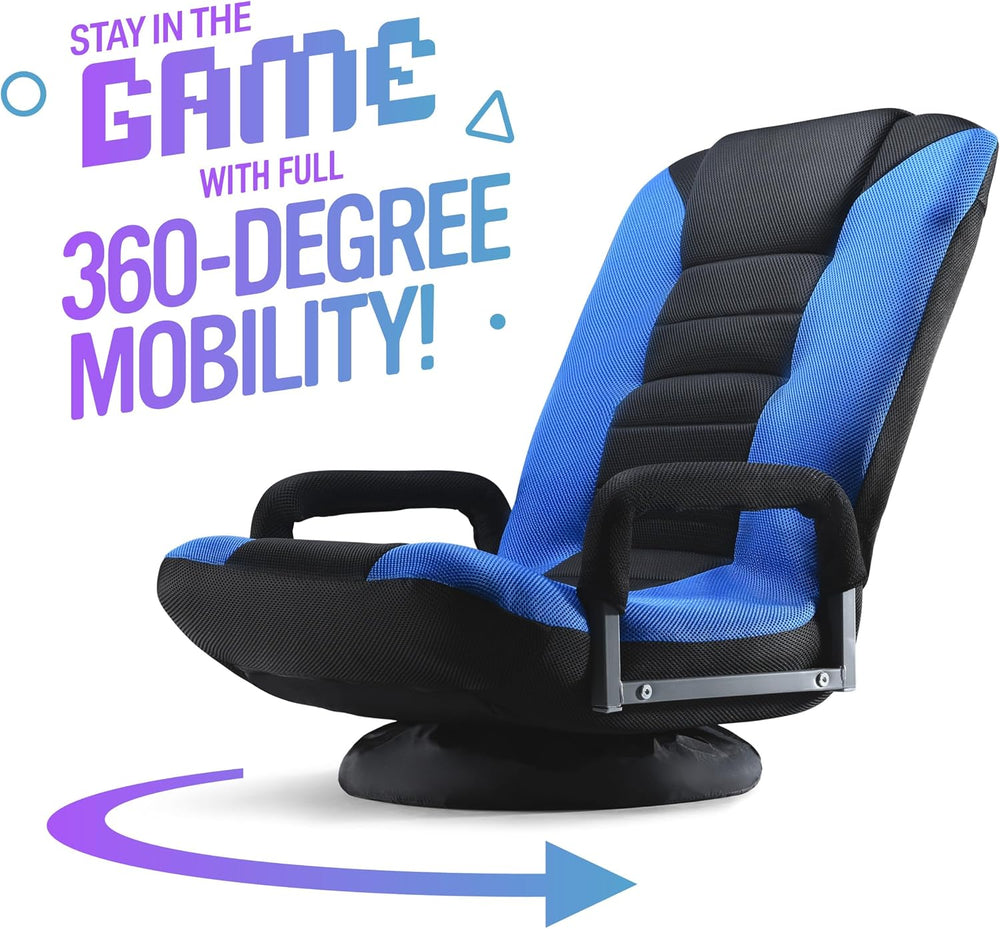Maple99 Swivel Floor Gaming Chair - Video Lounger Enjoy 6 Different Positions...