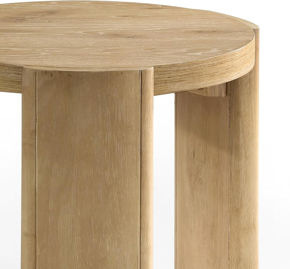 Furniture of America Carys Modern Solid Wood 2-Piece Coffee Table and End Tab...