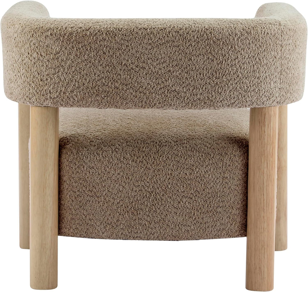 Christopher Knight Home Carly Low Profile Accent Chair, Round Backrest Side C...