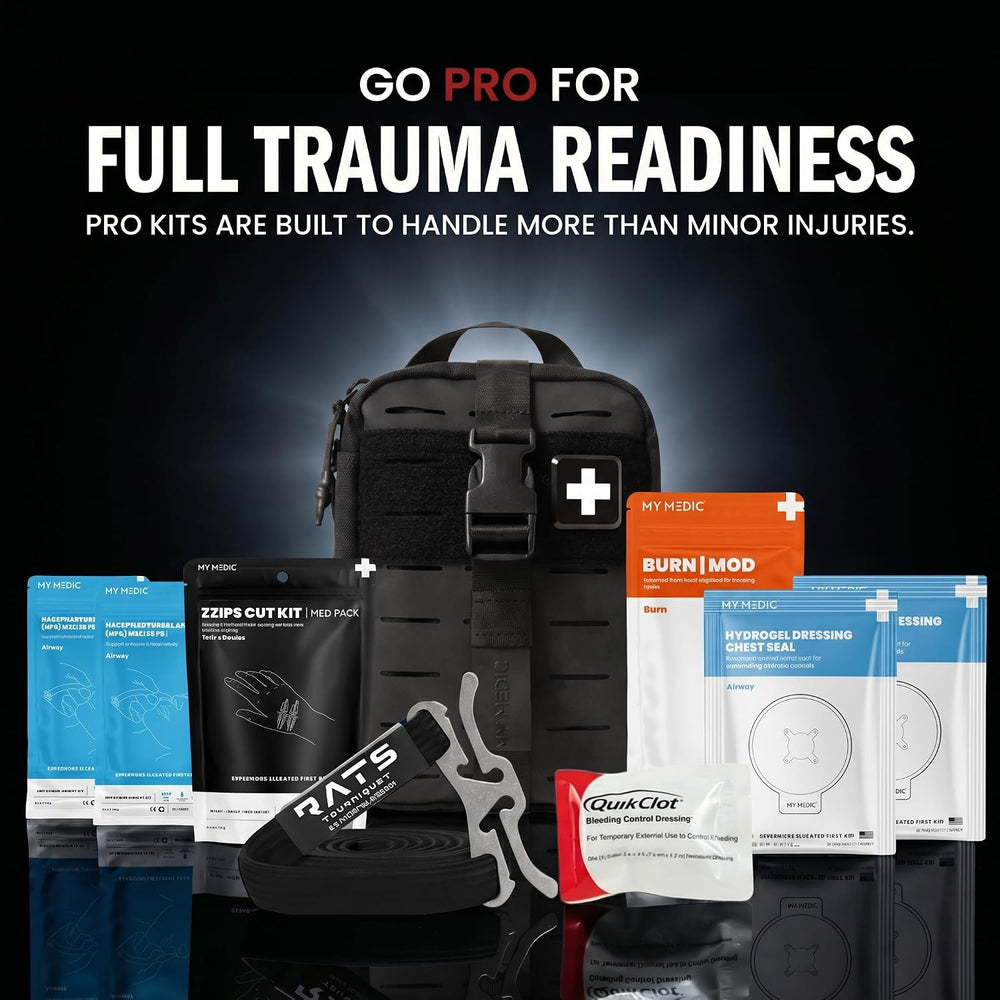MY MEDIC MyFAK PRO Tactical IFAK Trauma Kit & First Aid Kit with Tourniqu...