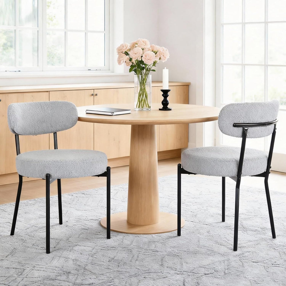 NEWBULIG Dining Chairs Set of 4, Mid Century Modern Dining Room Kitchen Side ...