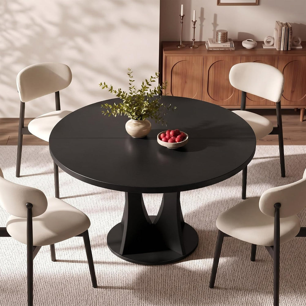 Einhomn 47.2-inch Round Dining Table, Kitchen Table for 4-6, Farmhouse Circle...