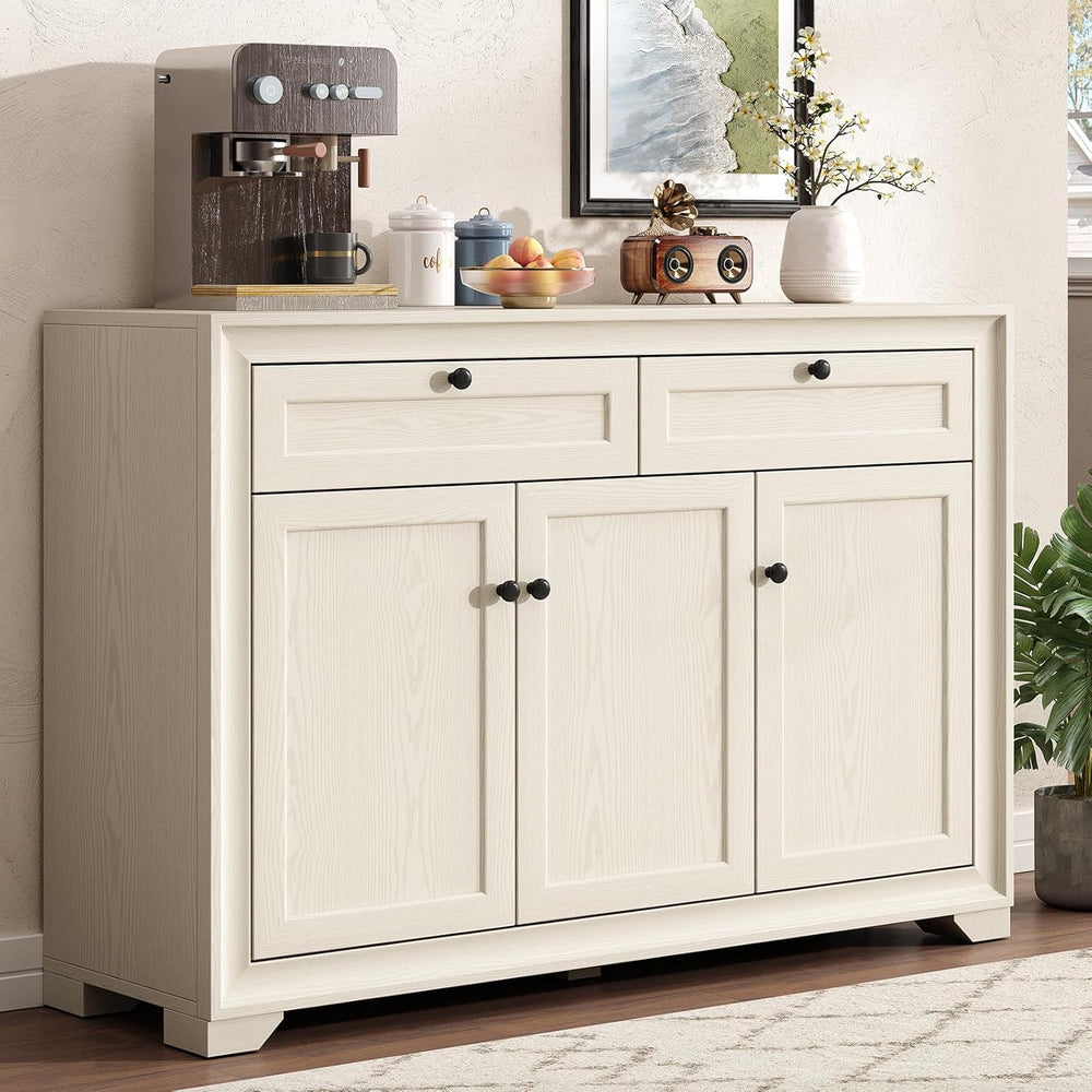 ONBRILL 48 Inches Sideboard Buffet Cabinet with Storage, Farmhouse Sideboard ...