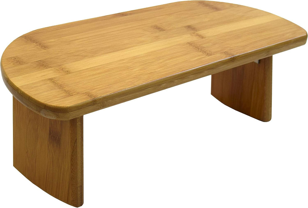 Bean Products Bamboo Folding Meditation Bench, Ergonomic Kneeling Stool