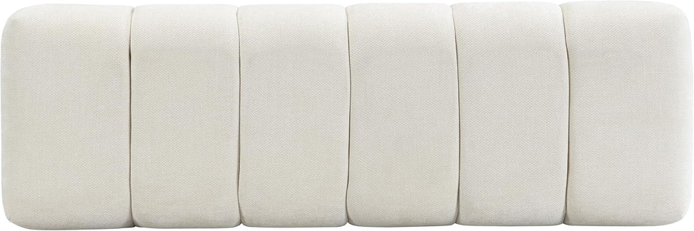 Merax 50" Beige Chenille Upholstered Dining Bench Entryway Bench | No As...