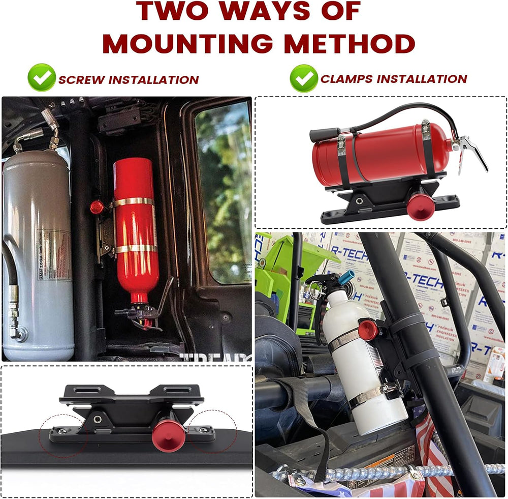 Quick Release Fire Extinguisher Holder - Car Fire Extinguisher Mount Bracket ...