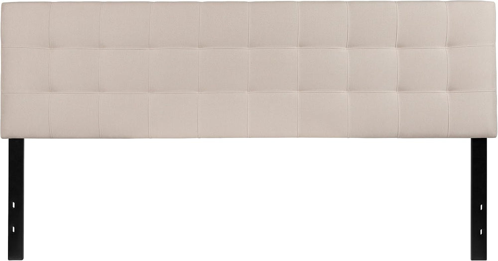 Flash Furniture Bedford Box Stitch Tufted Upholstered King Size Headboard in ...
