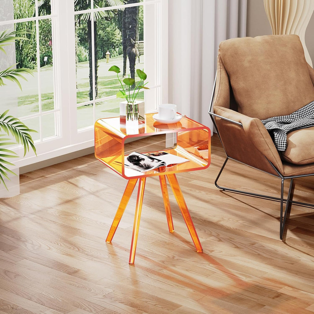 Bundle: Acrylic Side Table + Acrylic Side Table