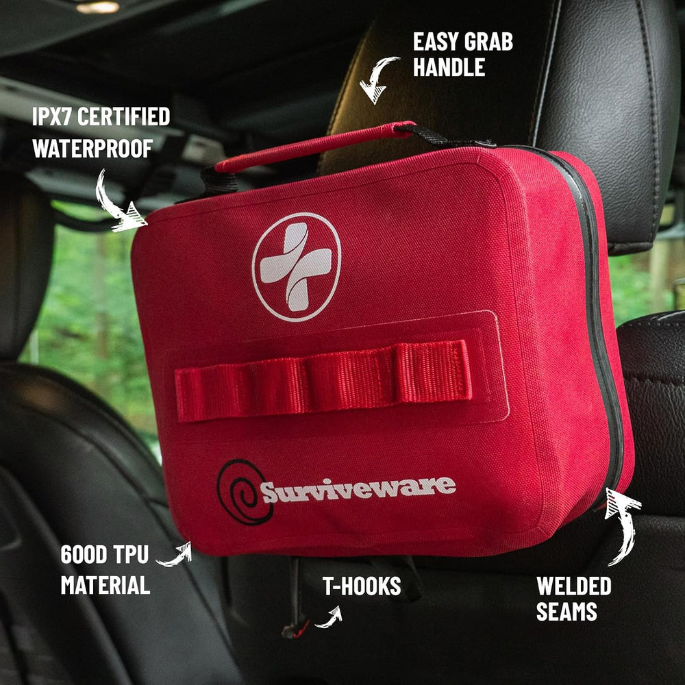 Surviveware Comprehensive Waterproof Premium Survival First Aid Kit