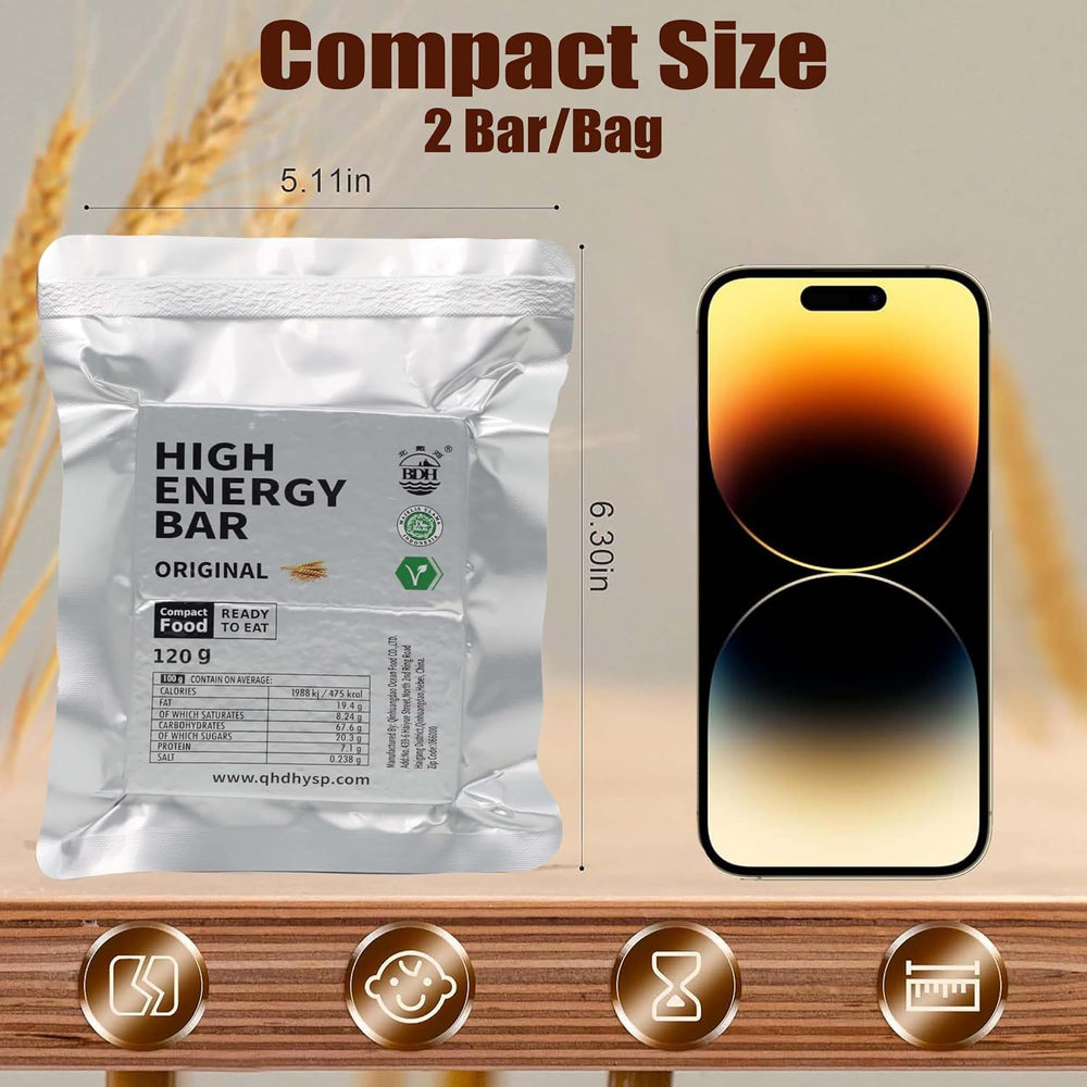 Emergency Food Rations, Hardtack, 6840 Calorie 5 Day Package Survival Food