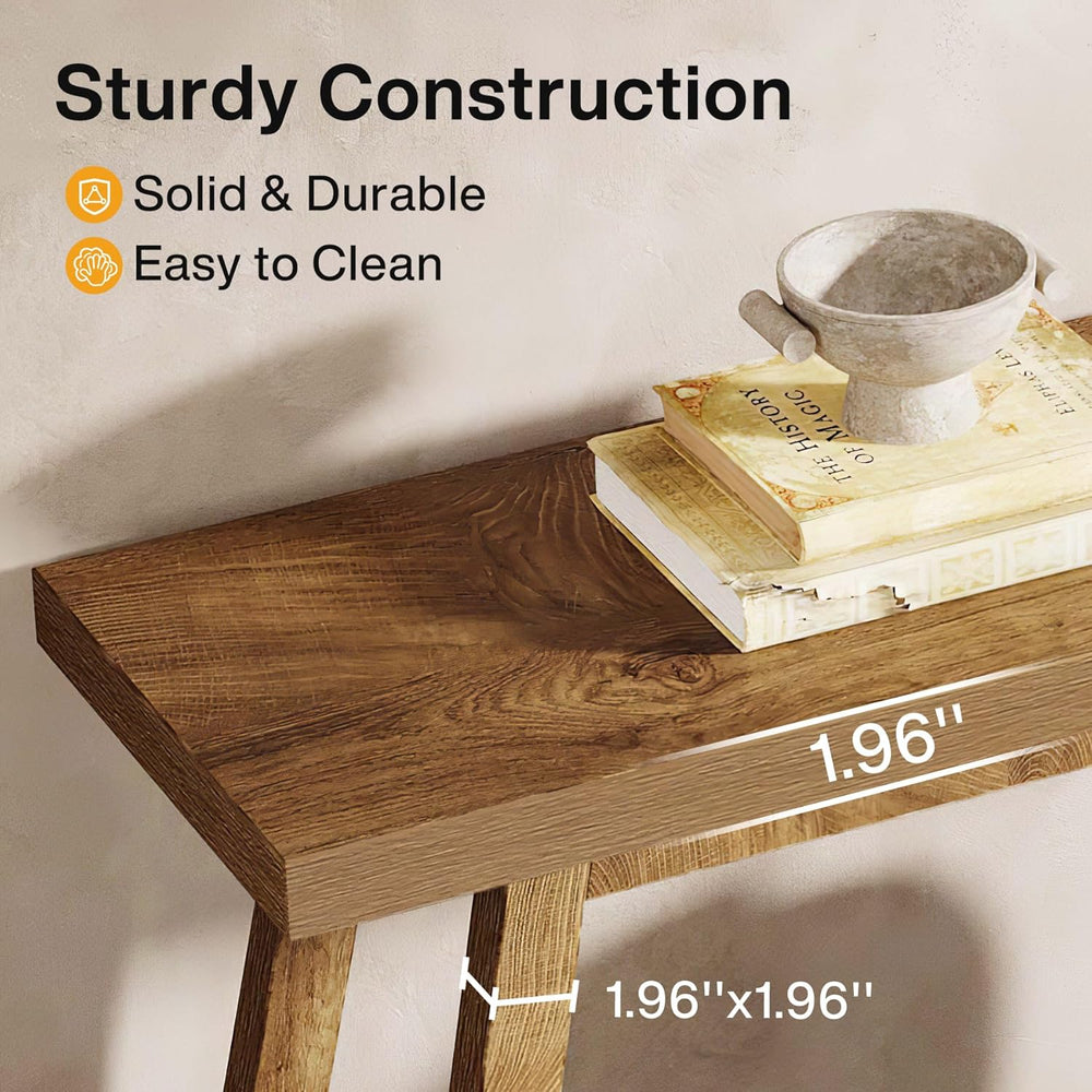 Tribesigns Farmhouse Console Entryway Table: 70.9 Inches Extra Long Console T...
