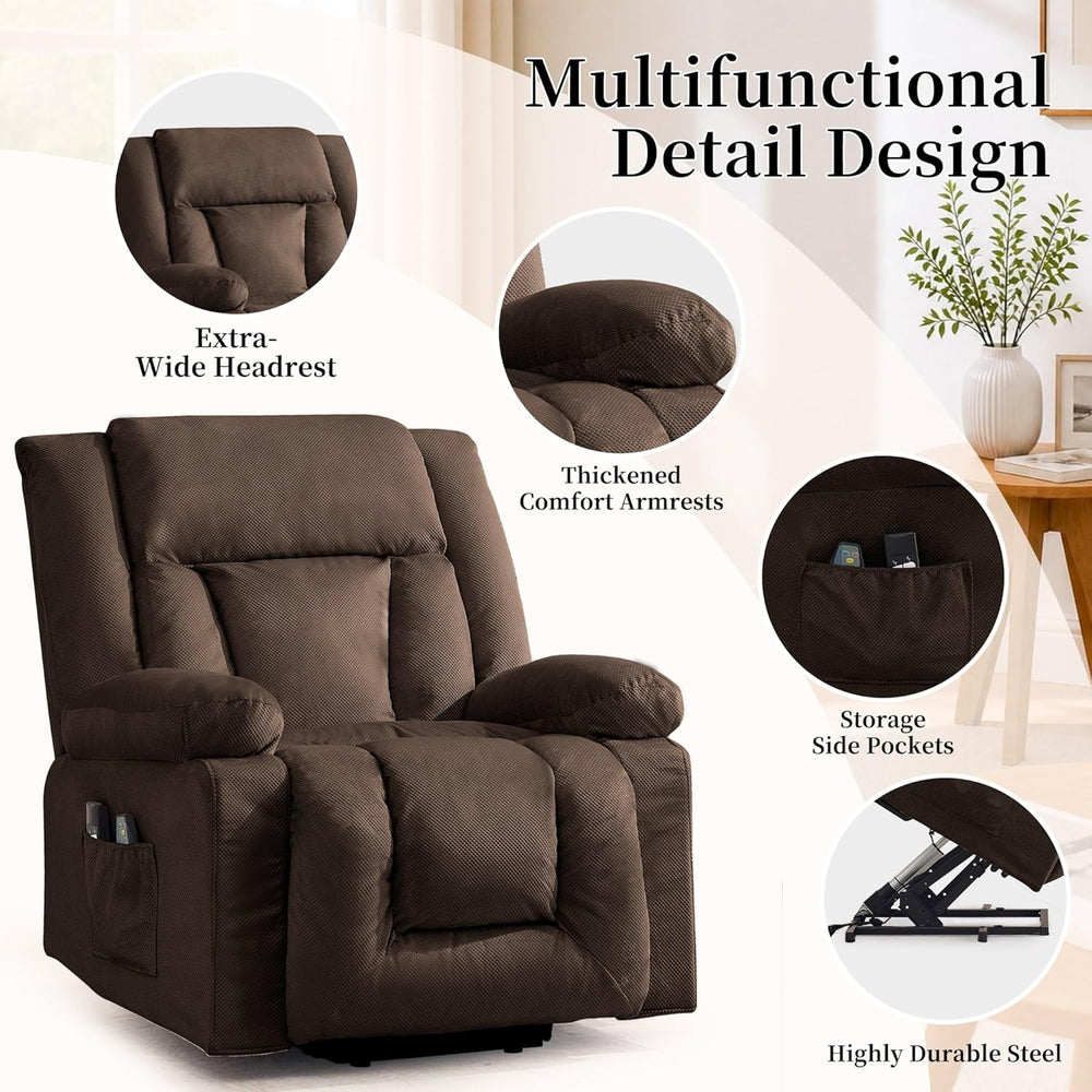 Korser Dual Motor Power Lift Recliner Chair for Elderly with Massage and Heat...