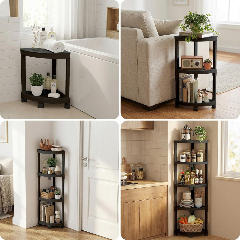 Corner Shower Stool for Inside Shower, Waterproof Shower Bench for Shaving Le...