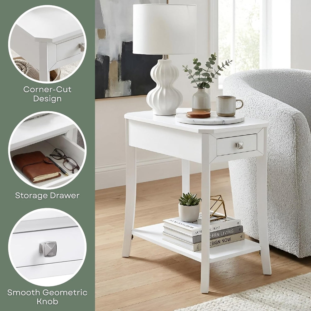 Convenience Concepts Designs2Go Ensenada Chairside End Table 23.75" - Tr...