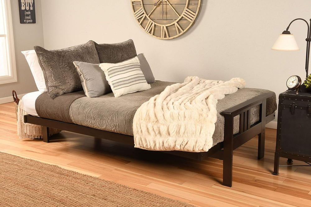 Kodiak Furniture Monterey Queen-size Futon, Espresso Finish with Oregon Trail...