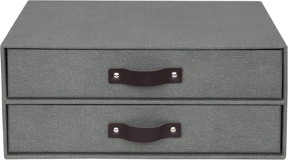 Bigso Box of Sweden Mini Desk Chest of Drawers for Documents and Office Suppl...