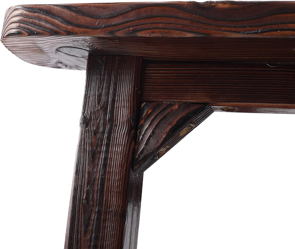 Wooden Oversized Porch Rocking Chair, Wide seat, high Back, high-Back Smooth ...