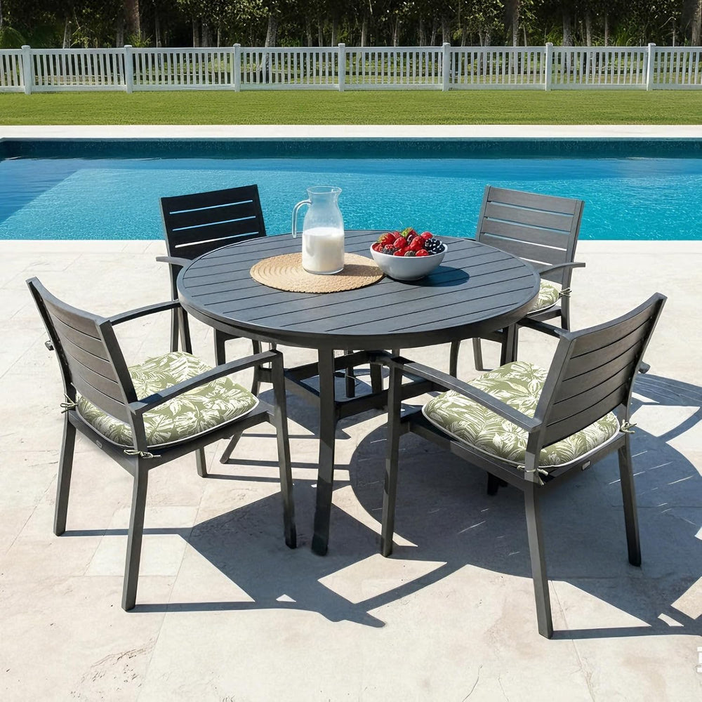 LVTXIII Outdoor Chair Cushions for Patio Furniture Set of 4, Water Repellent ...